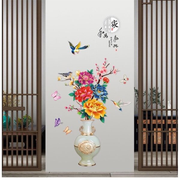 3D Vase Self Adhesive Decorative Wall sticker(Code 3A) - Image 4