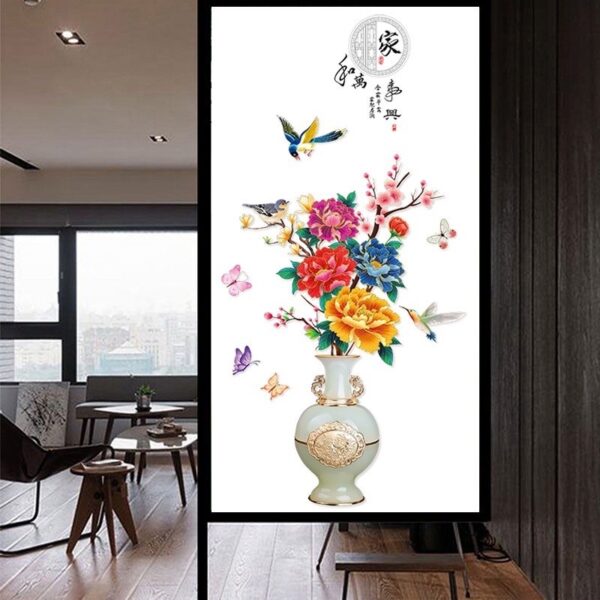 3D Vase Self Adhesive Decorative Wall sticker(Code 3A) - Image 2