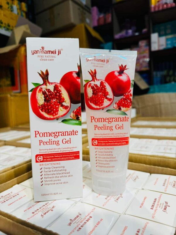 Pomegranate Peeling Gel | ISO Approved | 100% Authentic | Brightening Face & Body Exfoliating Gel 320 ml