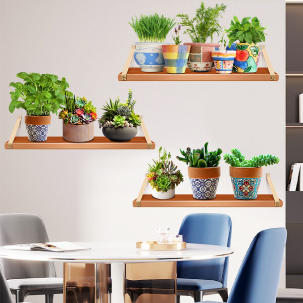 Self-adhesive Garden Plants Potted 3D Wall Stickers