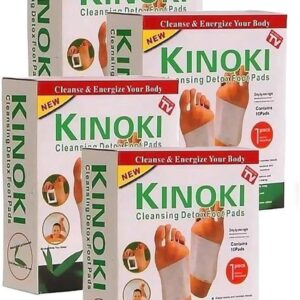 (৪ প্যাকেট=৪০ পিস)Kinoki Cleansing Detox Foot Pads